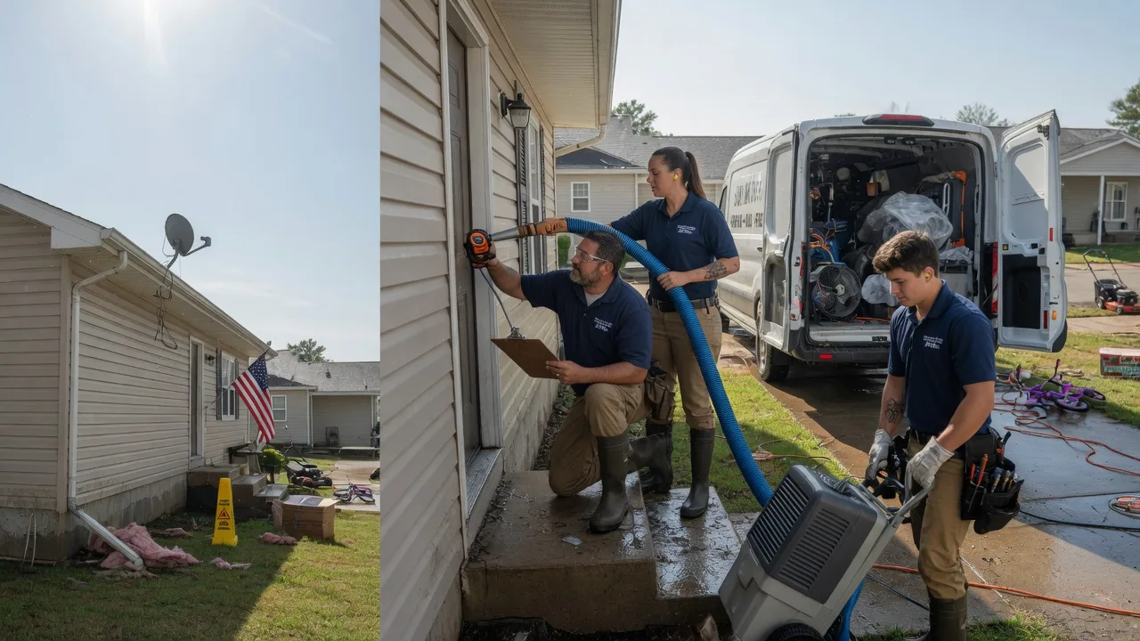 Ceiling Water Damage Restoration in Vinton, IA near me